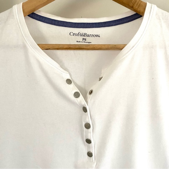 🔹3/$15🔹 White Top - Petite Small - Picture 3 of 10